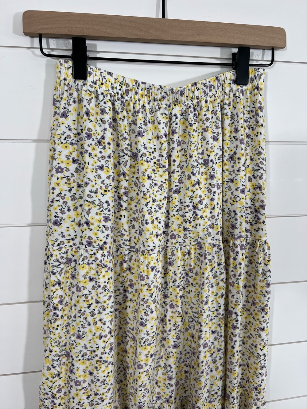 Rewind Floral Maxi Skirt Women’s XS Cottagecore Boho Prairie Pockets